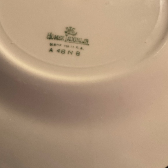 Homer Laughlin colonial Courting Couple 1936 Gold Plates - Picture 4 of 5